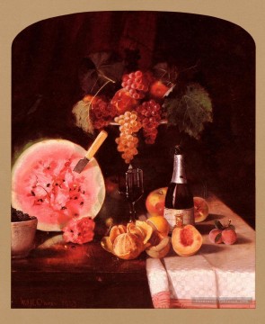 Nature morte à la pastèque impressionnisme William Merritt Chase Peinture à l'huile